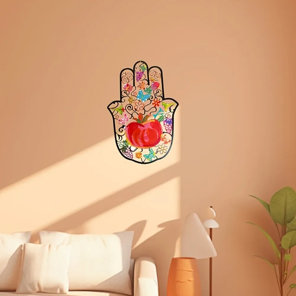 Home Decor - CIFBUY Hamsa Hand Metal Wall Art
