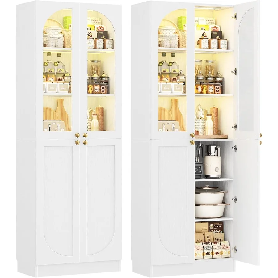 Lighting - Pantry for kitchen use, tempered glass