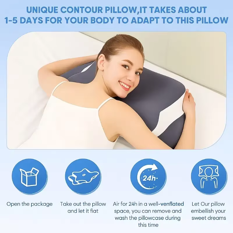 Butterfly Shaped Special Desig - огляд і ціна Anti Snore Contour Pillow