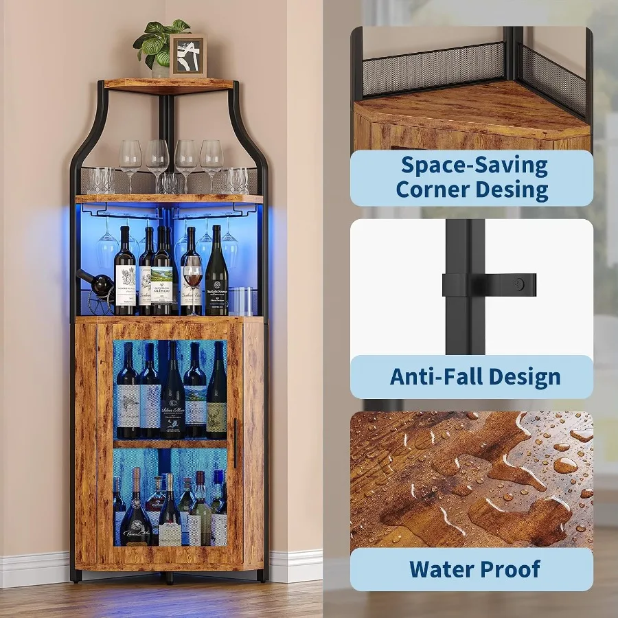 Corner Bar Cabinet for Home Us - огляд і ціна Lighting