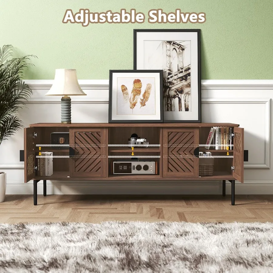 63 TV Stand for Living Room, E - огляд і ціна Storage & Organization