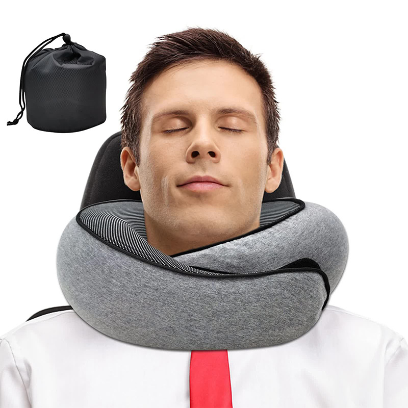 Travel Neck Pillow Memory Foam - огляд і ціна Anti Snore Contour Pillow